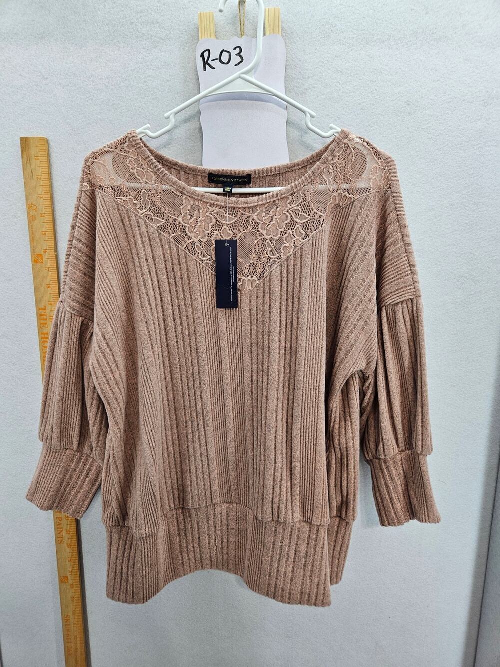 Adrienne Vittadini sweater, size XL NWT
